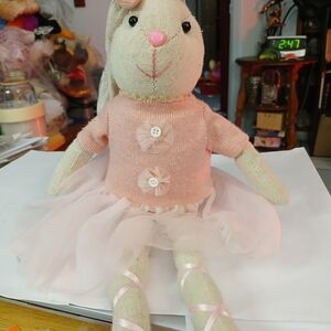 Adorable Pink Bunny Plush Toy